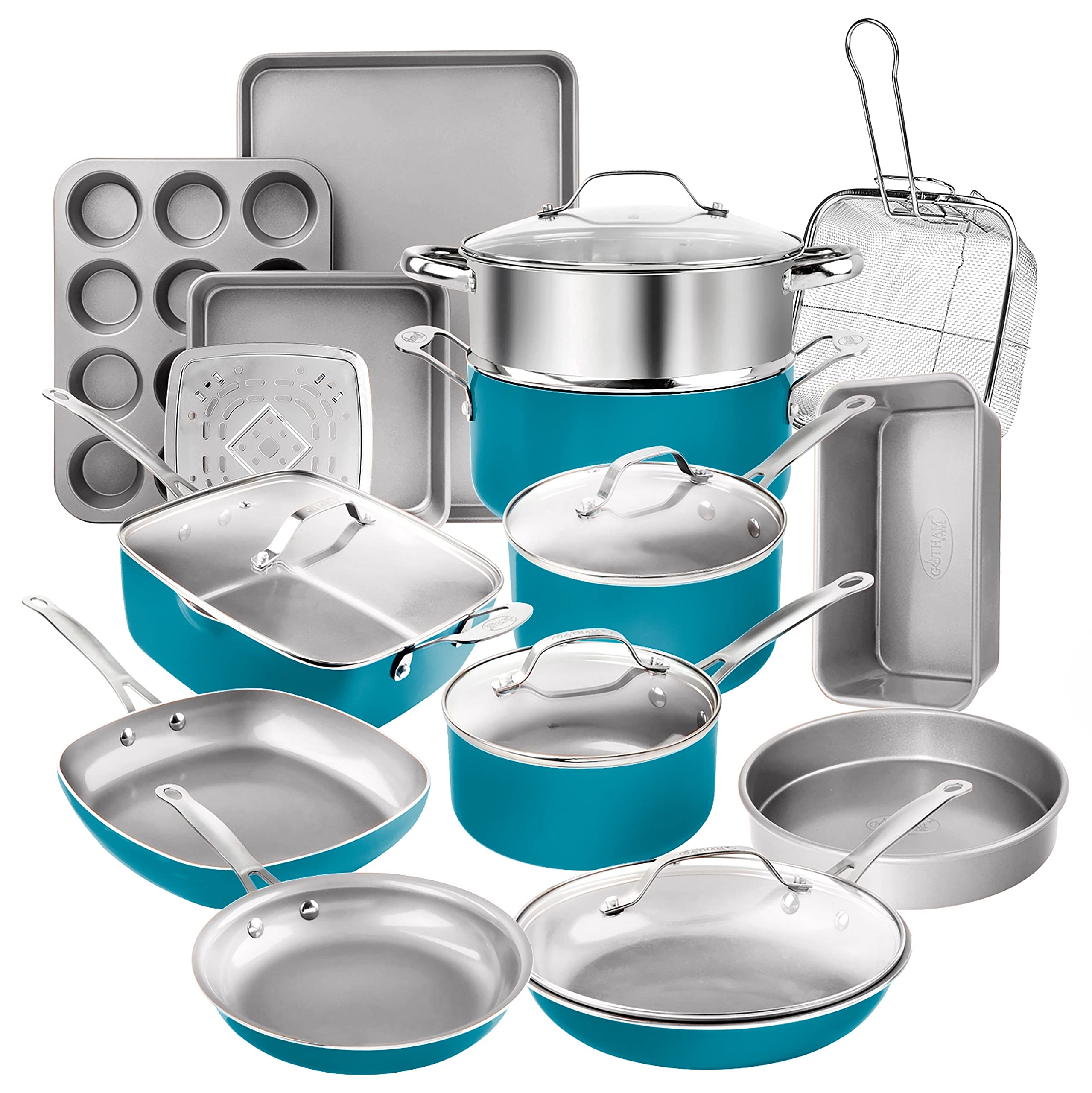 Gotham Steel Nonstick Ceramic Cookware and Bakeware Set - John Pierce Auto Care