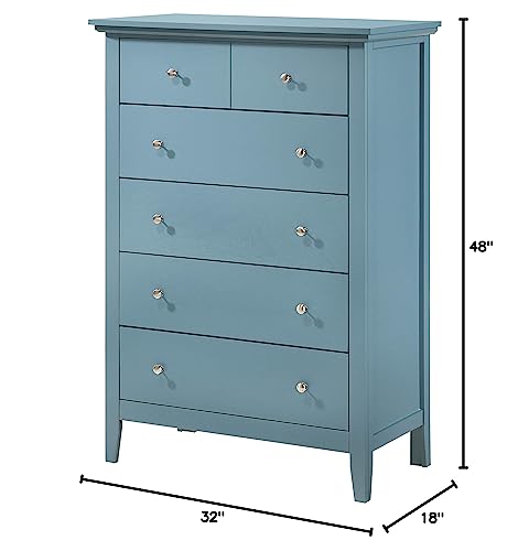 Glory Furniture Hammond Blue Chest - John Pierce Auto Care