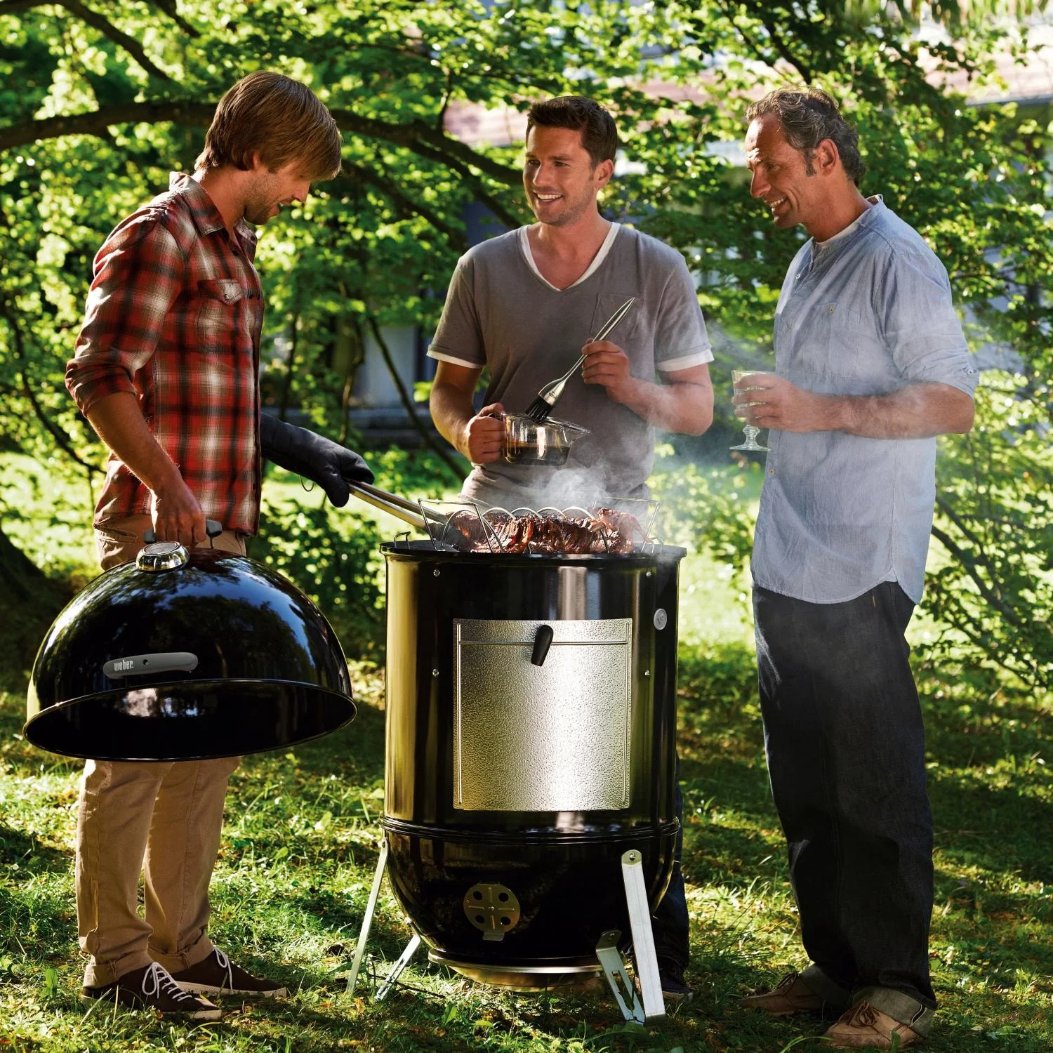 Weber 731001 Smokey Mountain Cooker 22-Inch Charcoal Smoker - John Pierce Auto Care
