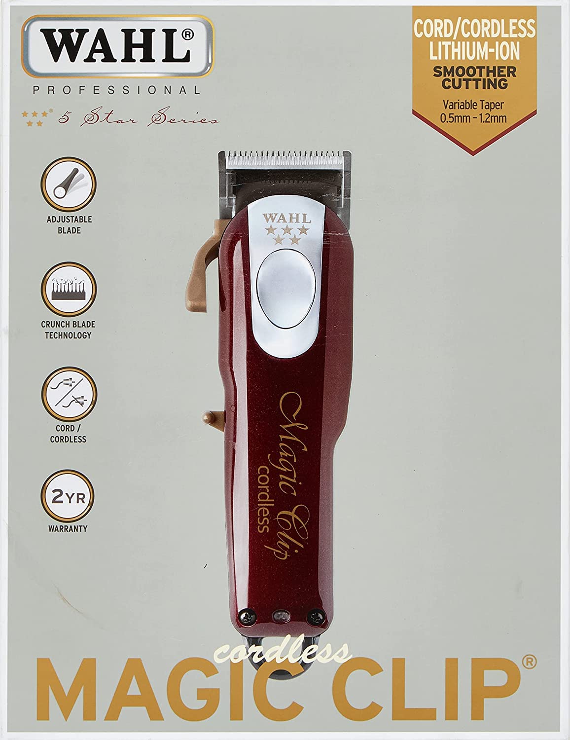 Wahl Professional 5-Star Cordless Magic Clip Fade Clipper - John Pierce Auto Care