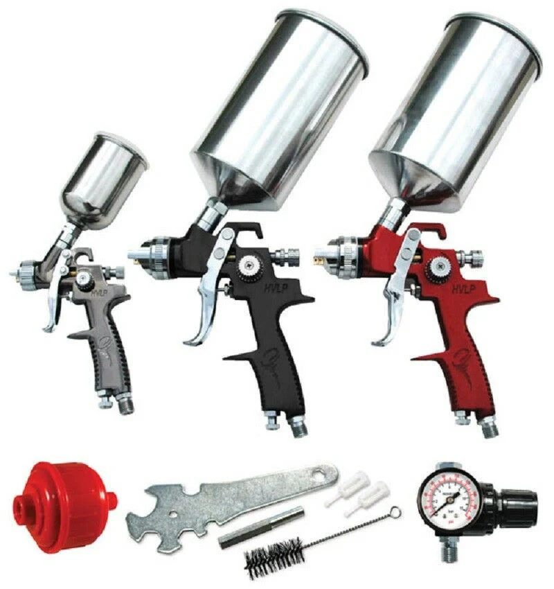 ATD Tools 6900 9 Pc. HVLP Spray Gun Set - John Pierce Auto Care
