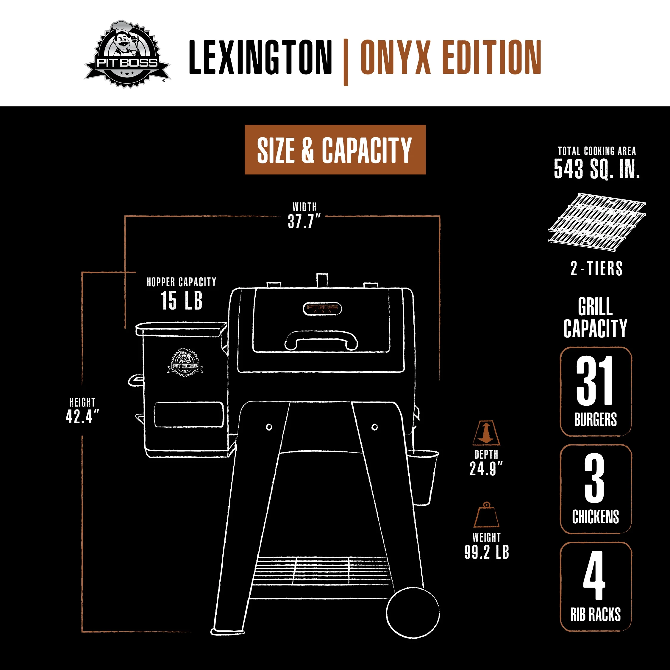 Pit Boss Lexington 500 Wood Pellet Grill - John Pierce Auto Care
