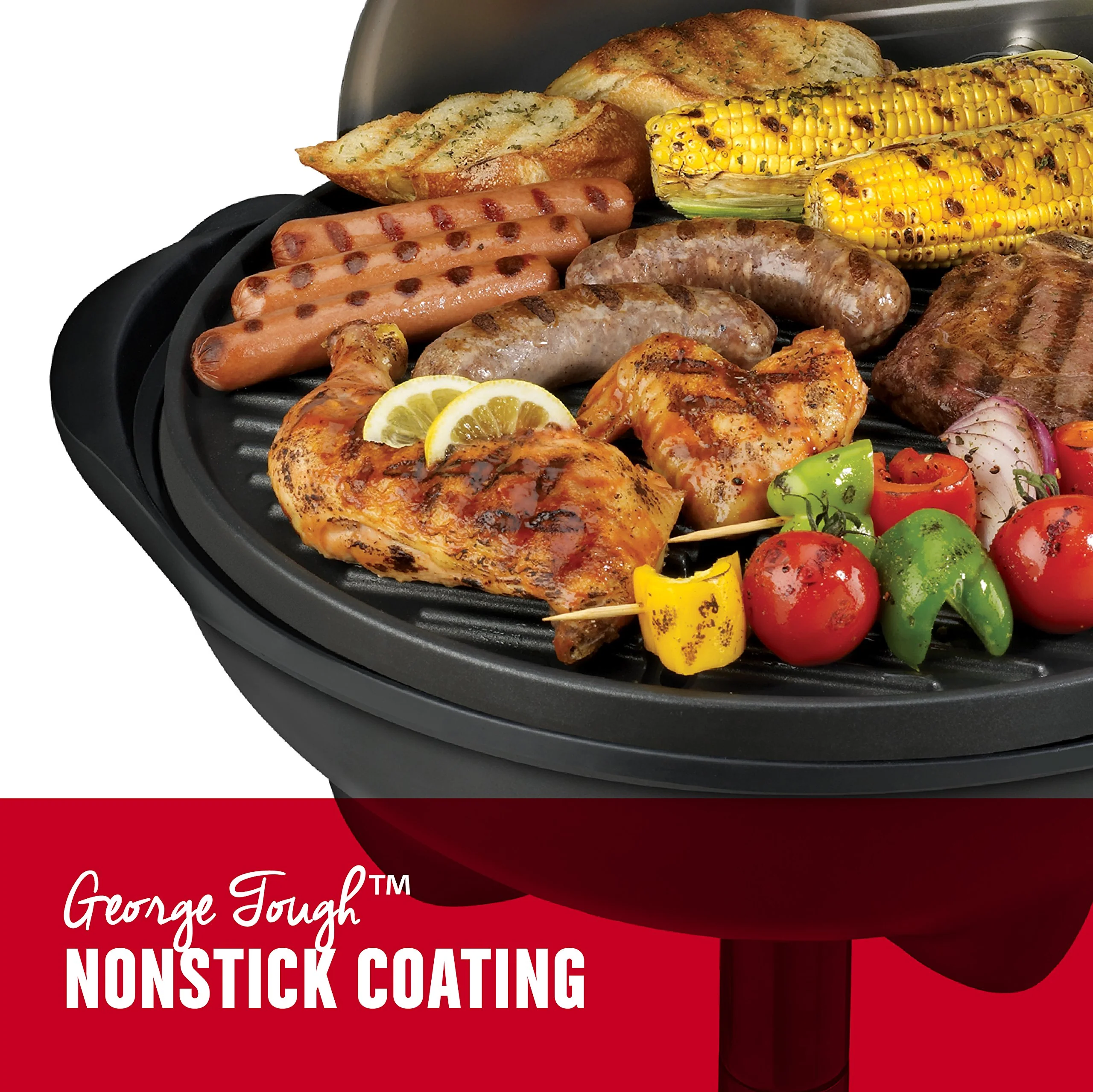 George Foreman 12+ Servings Indoor Outdoor Electric Grill - John Pierce Auto Care
