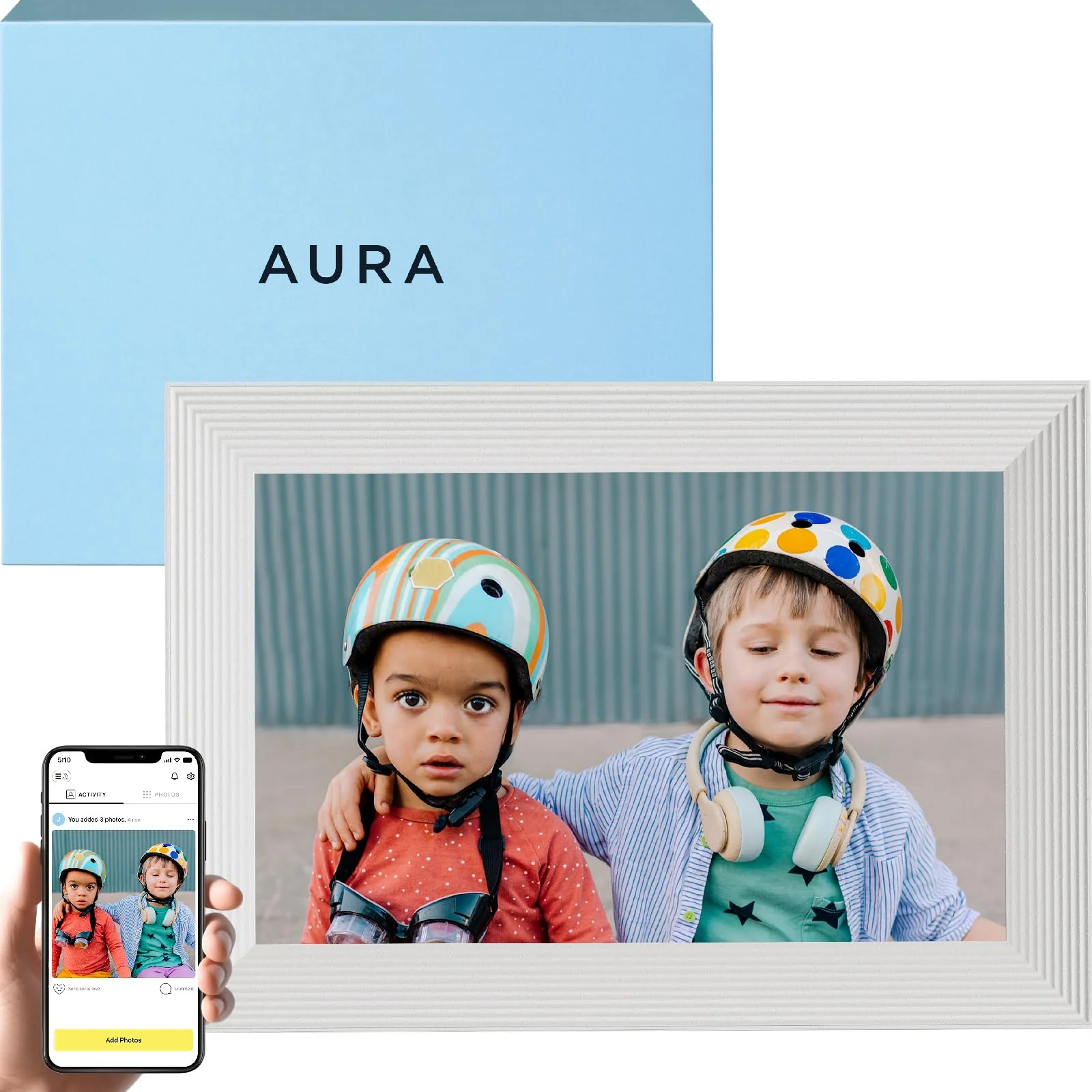 Aura Carver 10.1-inch WiFi Digital Picture Frame - John Pierce Auto Care