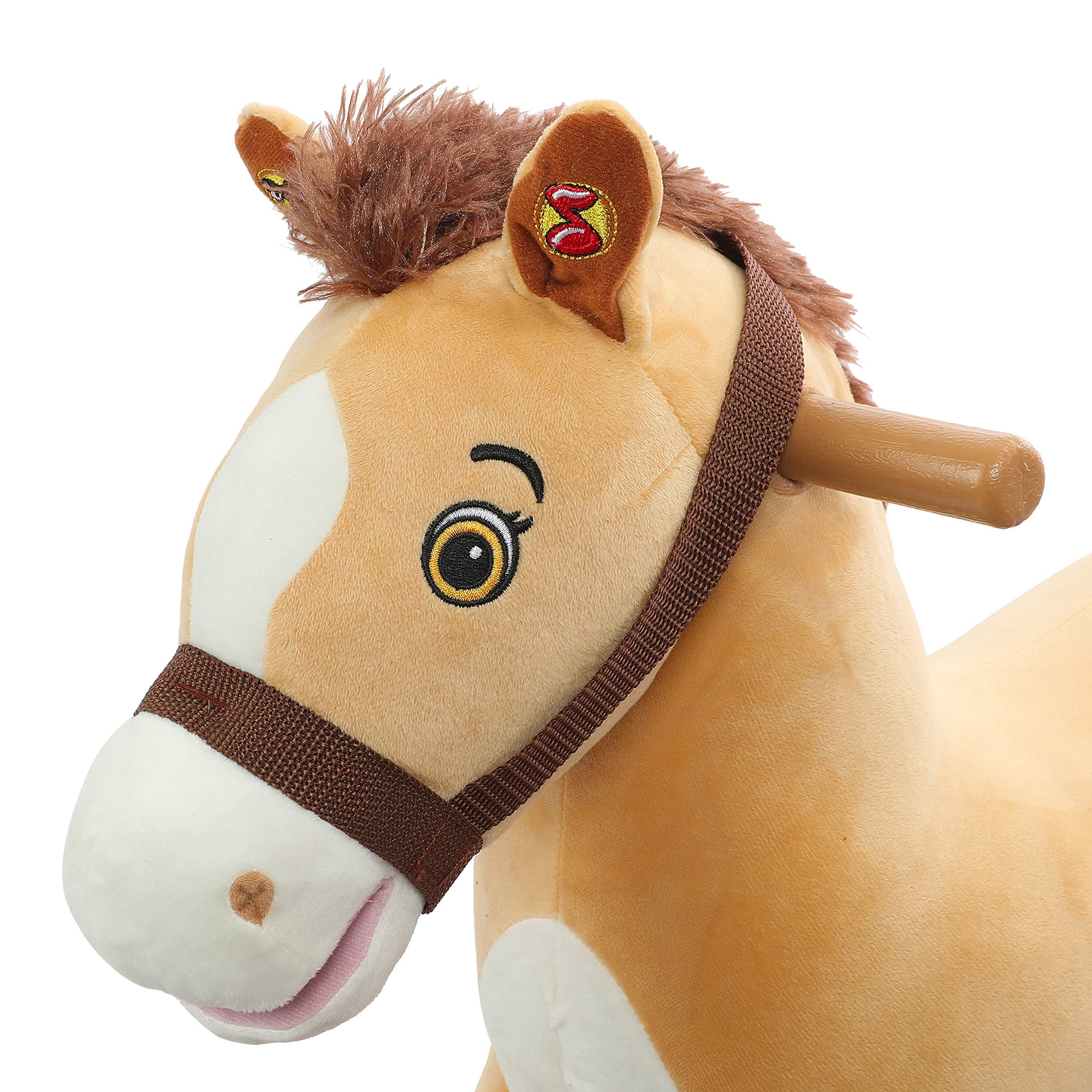 Rockin Rider Charger Plush Talking Pony Ride-On - John Pierce Auto Care