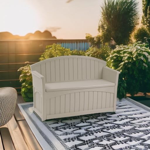 Suncast Gallon Patio Bench Storage - John Pierce Auto Care