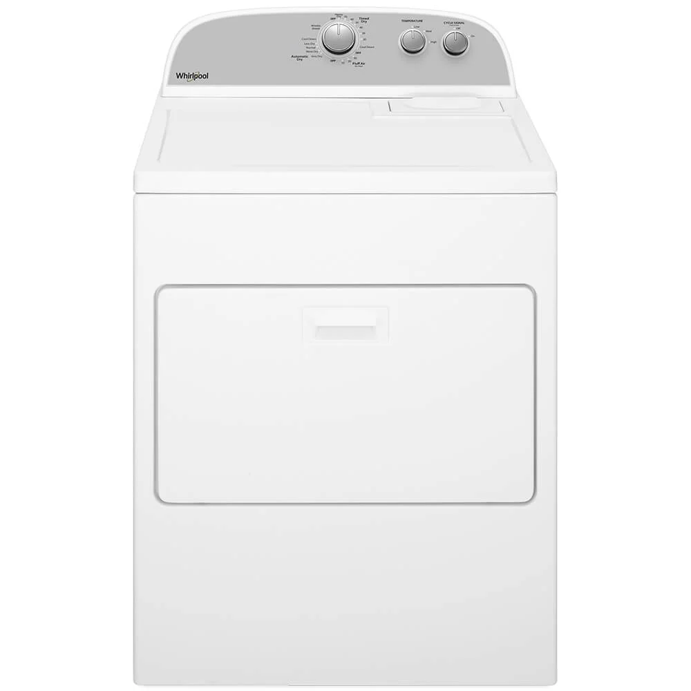 Whirlpool® WED4950HW - 7.0 Cu Ft - Top Load Electric Dryer - White - With AutoDry™ Drying System - John Pierce Auto Care