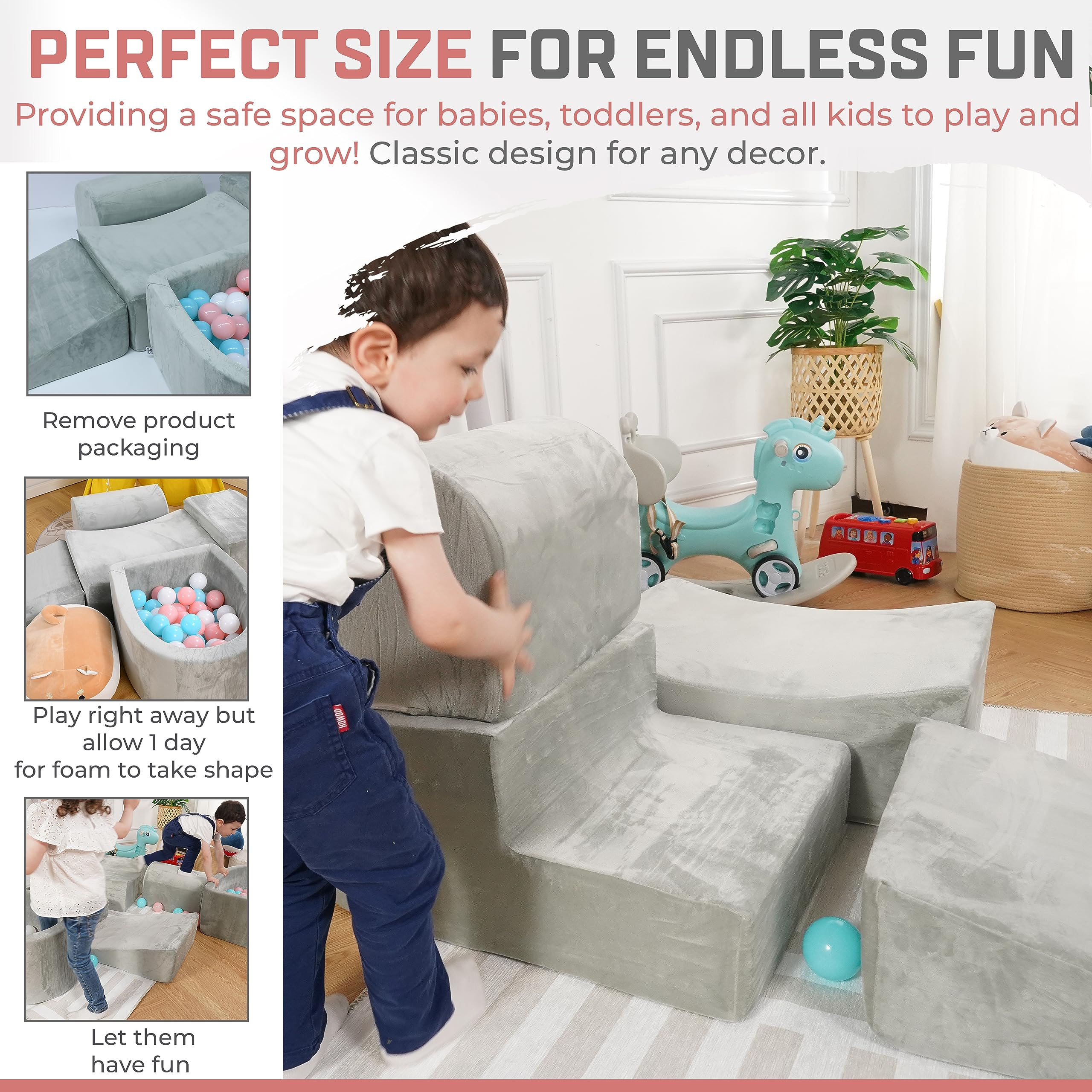YSMALAT Foam Climbing Block Set for Toddlers and Preschoolers - John Pierce Auto Care