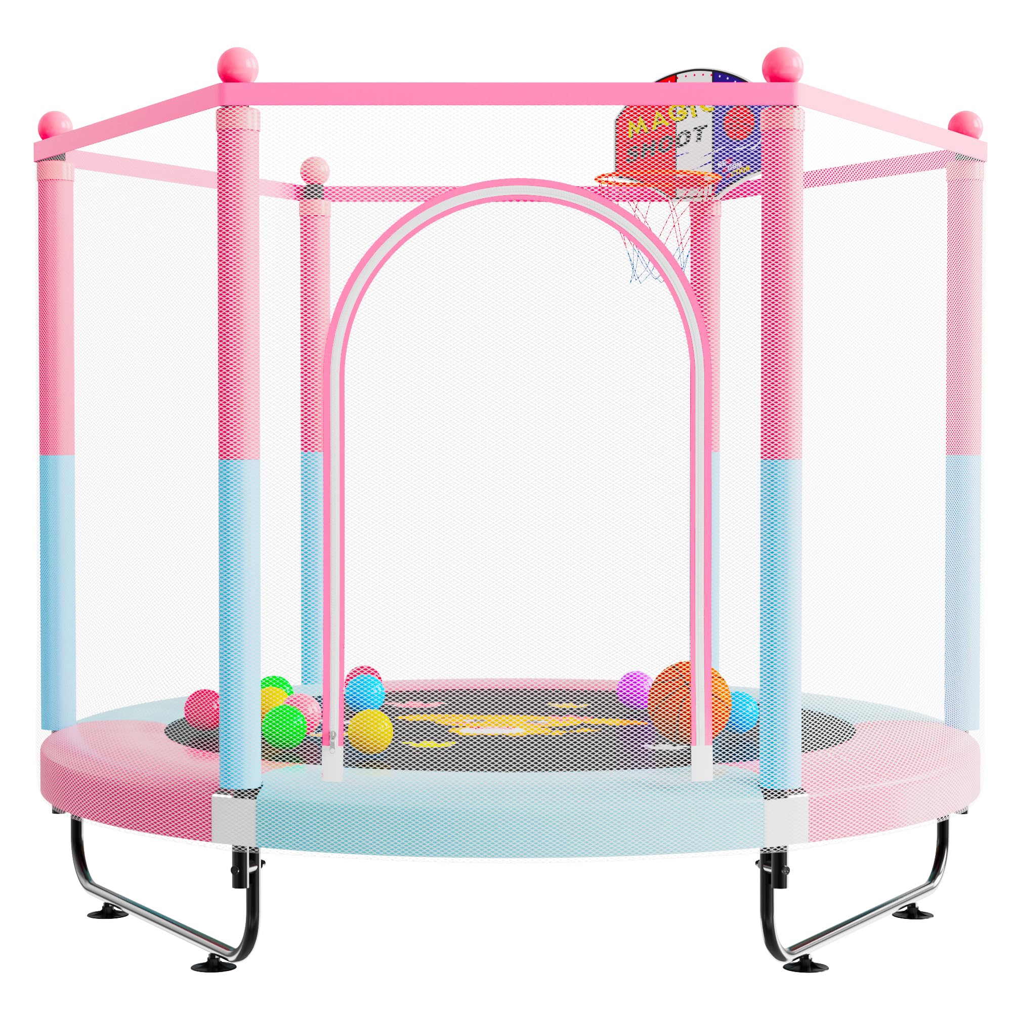 VGMiu 5-ft. Kids’ Trampoline with Enclosure - John Pierce Auto Care