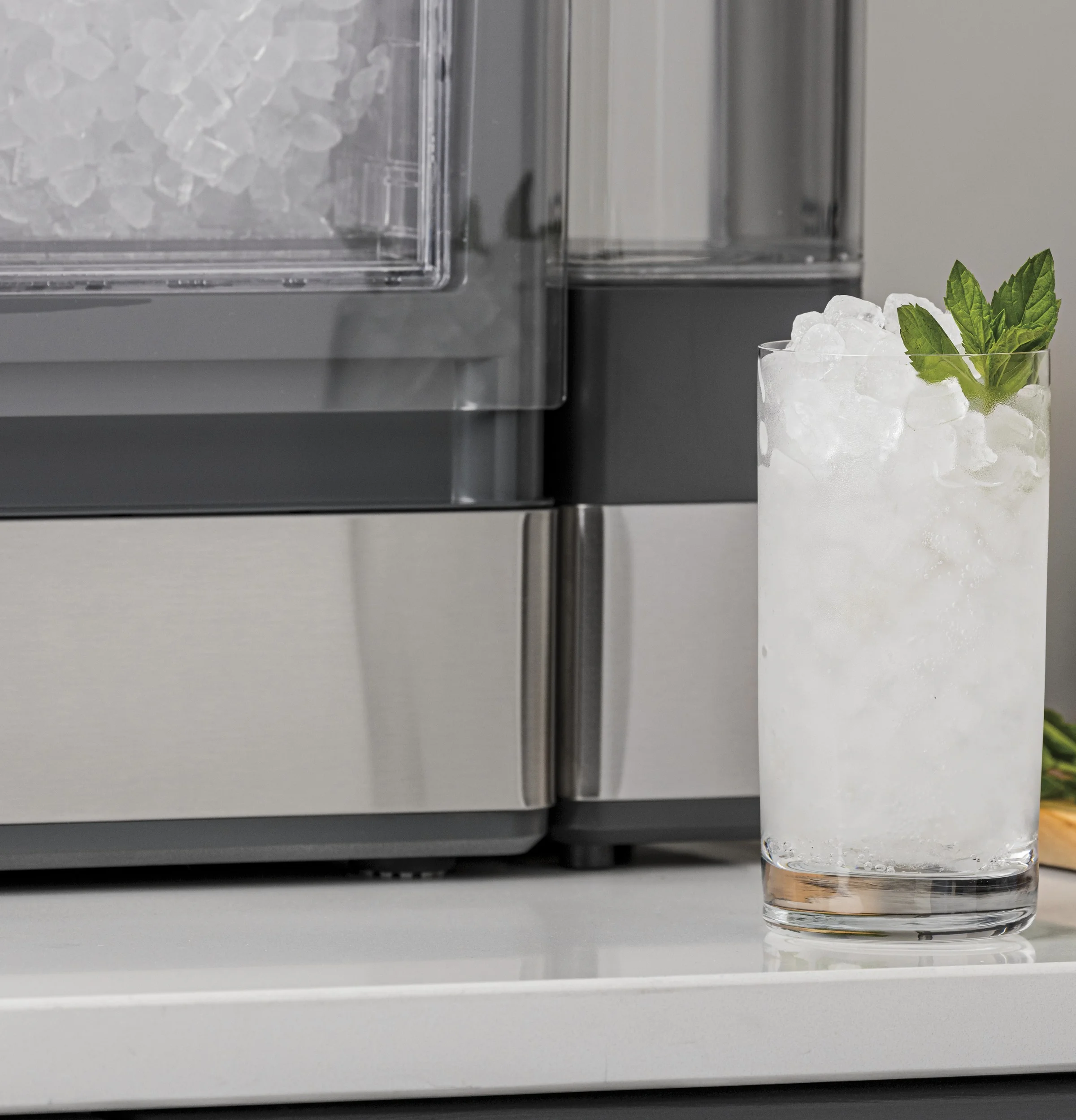 GE Profile™ Opal™ Nugget Ice Maker with Side Tank, Countertop Icemaker, Stainless Steel - John Pierce Auto Care