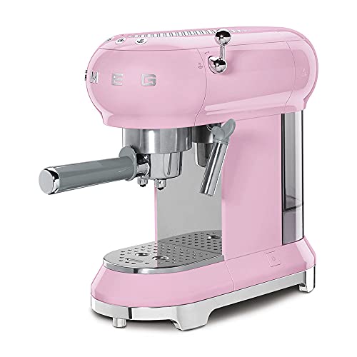 Smeg ECF01PKUS Espresso Machine Pink - John Pierce Auto Care