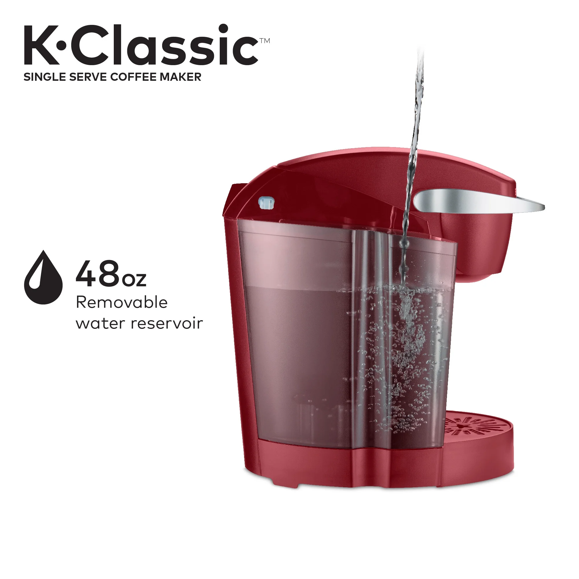 Keurig K-Classic Single Serve K-Cup Pod Coffee Maker, Rhubarb - John Pierce Auto Care
