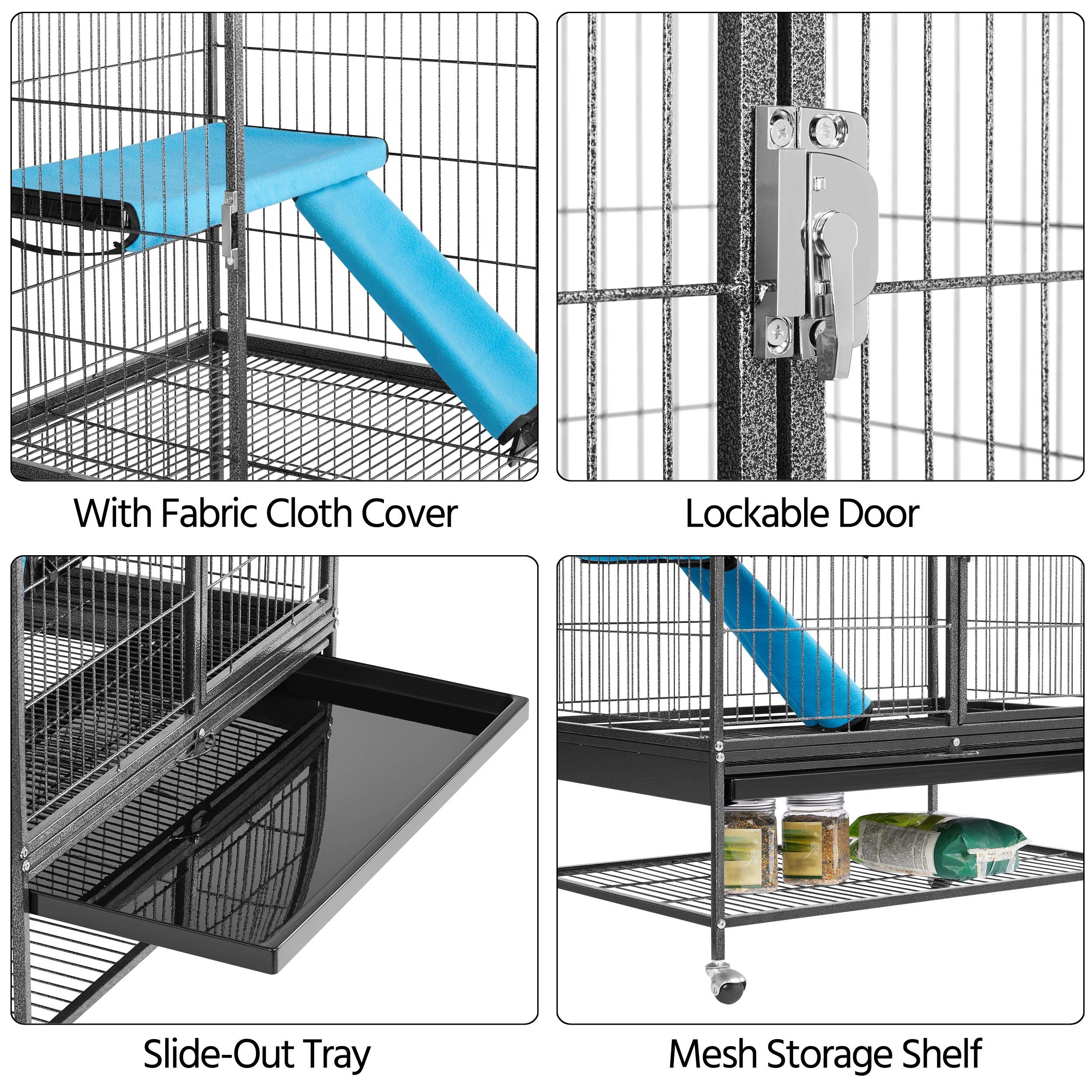 Yaheetech Rolling 2-Story Ferret and Small Animal Cage - John Pierce Auto Care