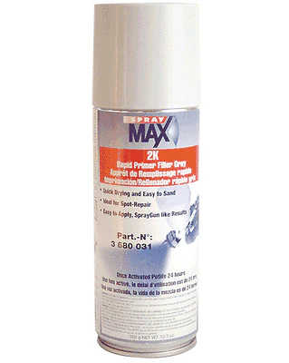 Spray Max 2K Rapid Primer filler 2K spray can quick dry, high build 3680031 - John Pierce Auto Care