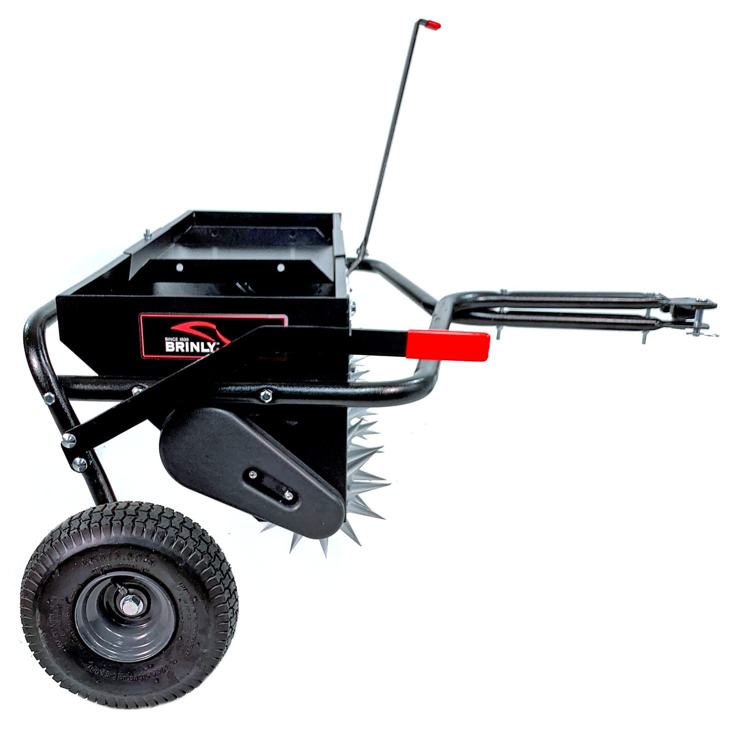 Brinly 40-Inch Combination Tow-Behind Aerator Spreader - John Pierce Auto Care