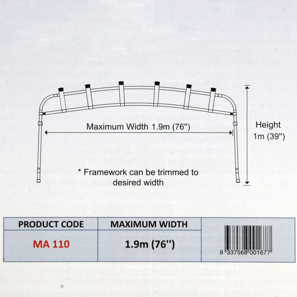 Oceansouth Clamp-On Fishing Rod Rocket Launcher - John Pierce Auto Care