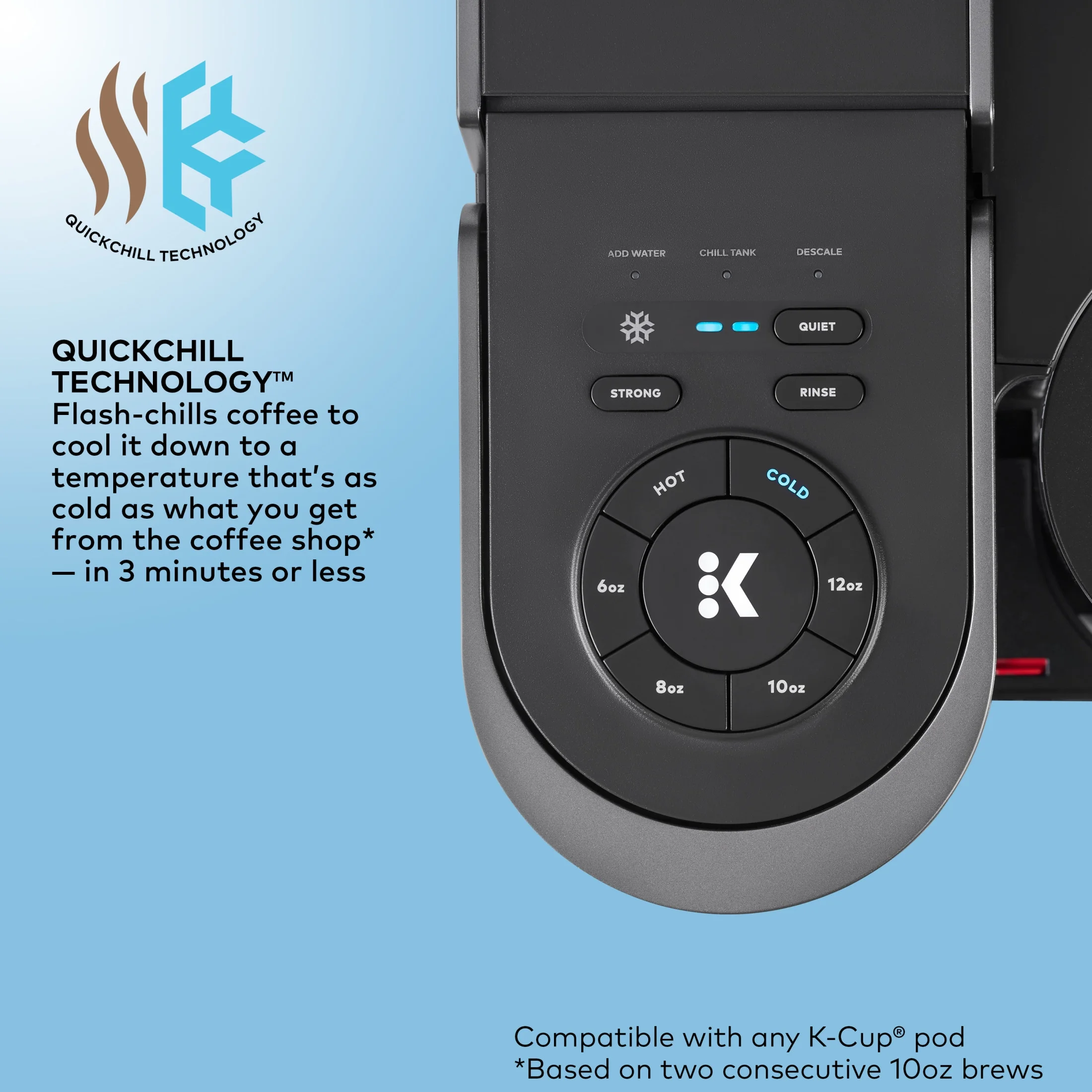Keurig K-Brew + Chill Iced or Hot Single-Serve K-Cup Coffee Maker - John Pierce Auto Care