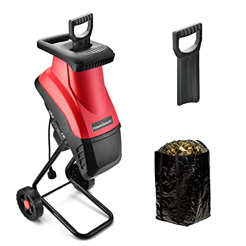PowerSmart 15-Amp Electric Wood Chipper and Leaf Mulcher - John Pierce Auto Care