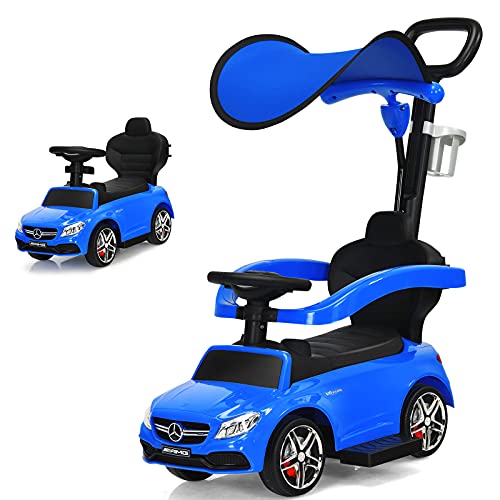Costzon Mercedes Benz Toddler Stroller Push Car with Underneath Storage - John Pierce Auto Care