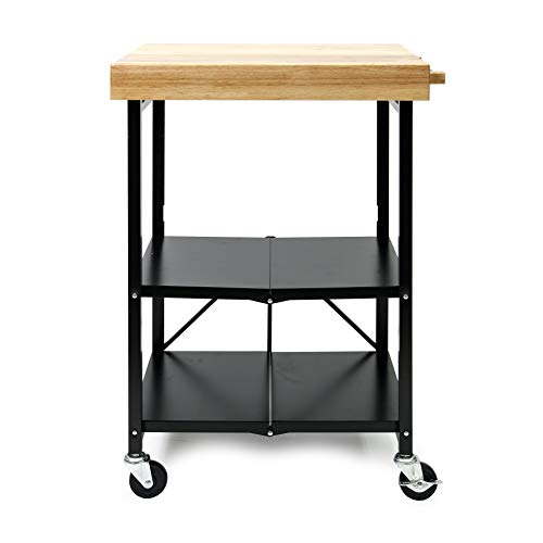 Origami Foldable Kitchen Island Black - John Pierce Auto Care