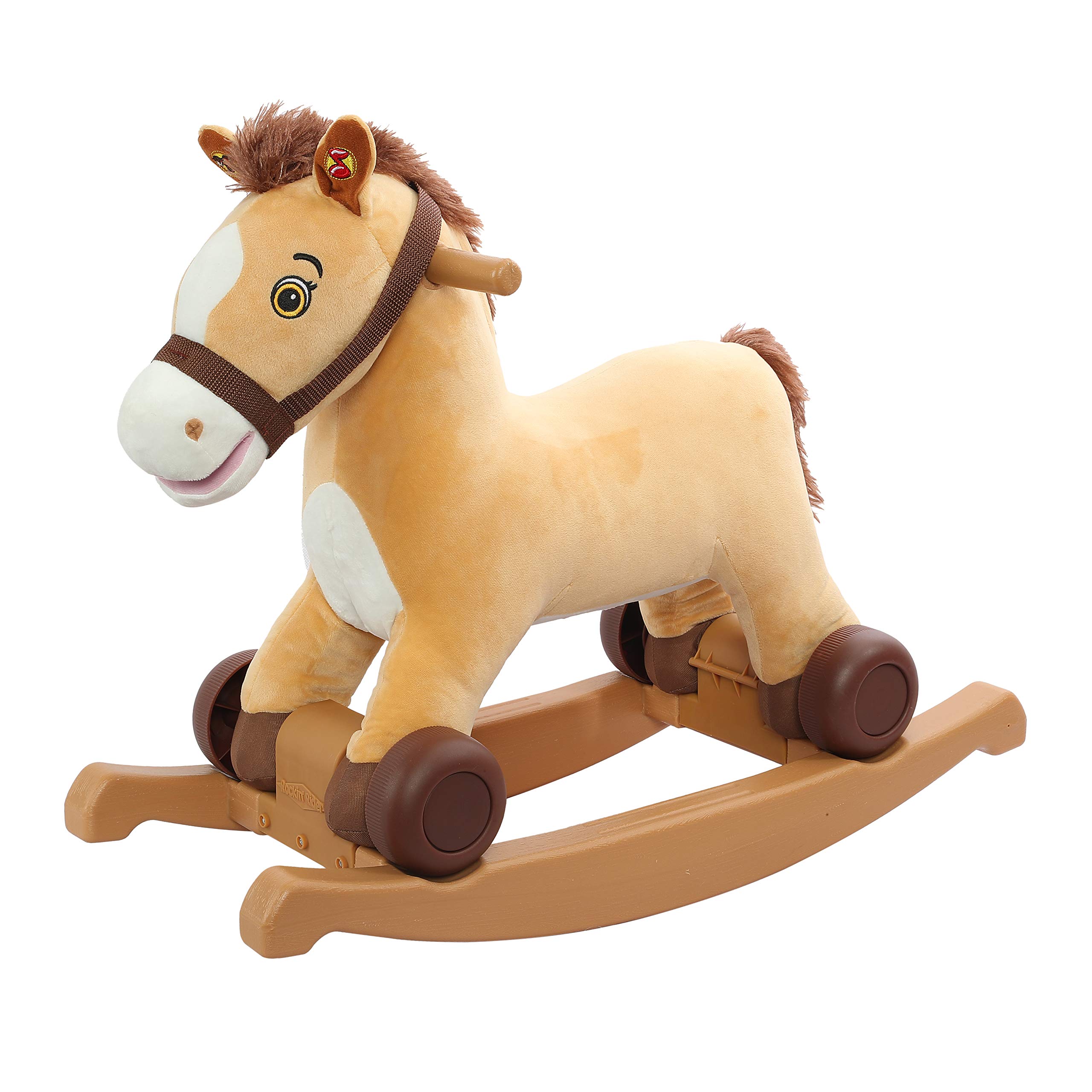 Rockin Rider Charger Plush Talking Pony Ride-On - John Pierce Auto Care