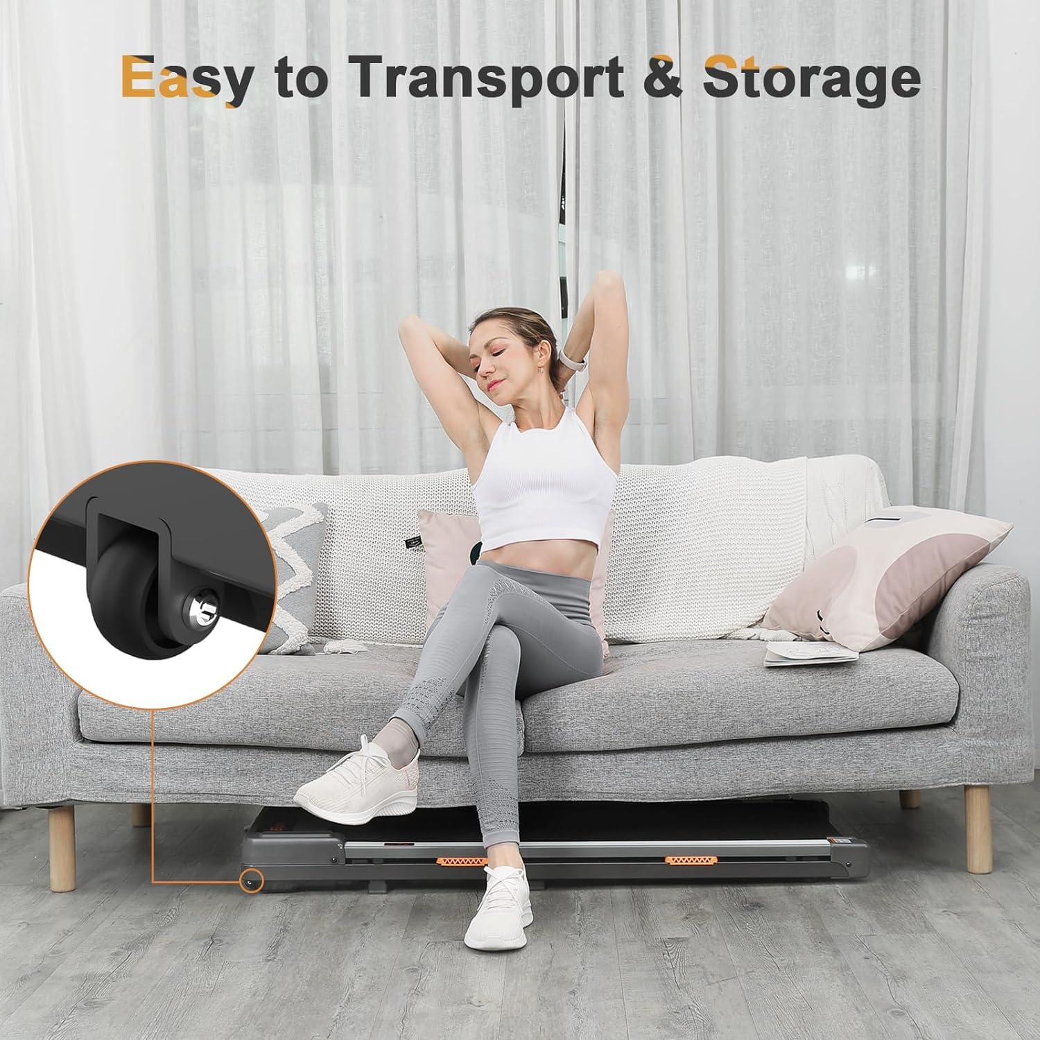 Elseluck Walking Pad Under-Desk Treadmill - John Pierce Auto Care