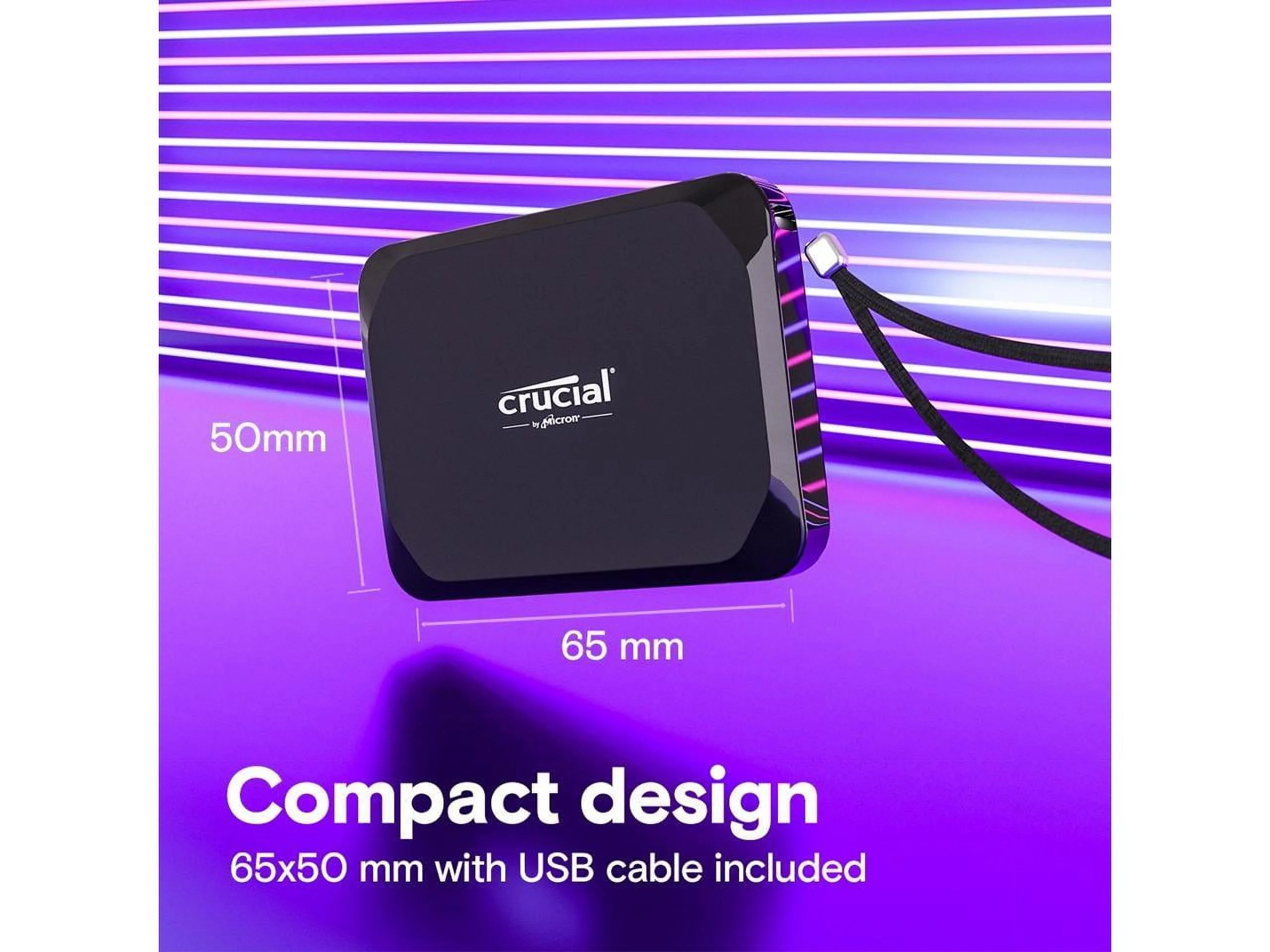 Crucial X9 2TB Portable SSD - Up to 1050MB/s Read - PC and Mac, Lightweight and small - USB 3.2 External Solid State Drive - CT2000X9SSD9 - John Pierce Auto Care