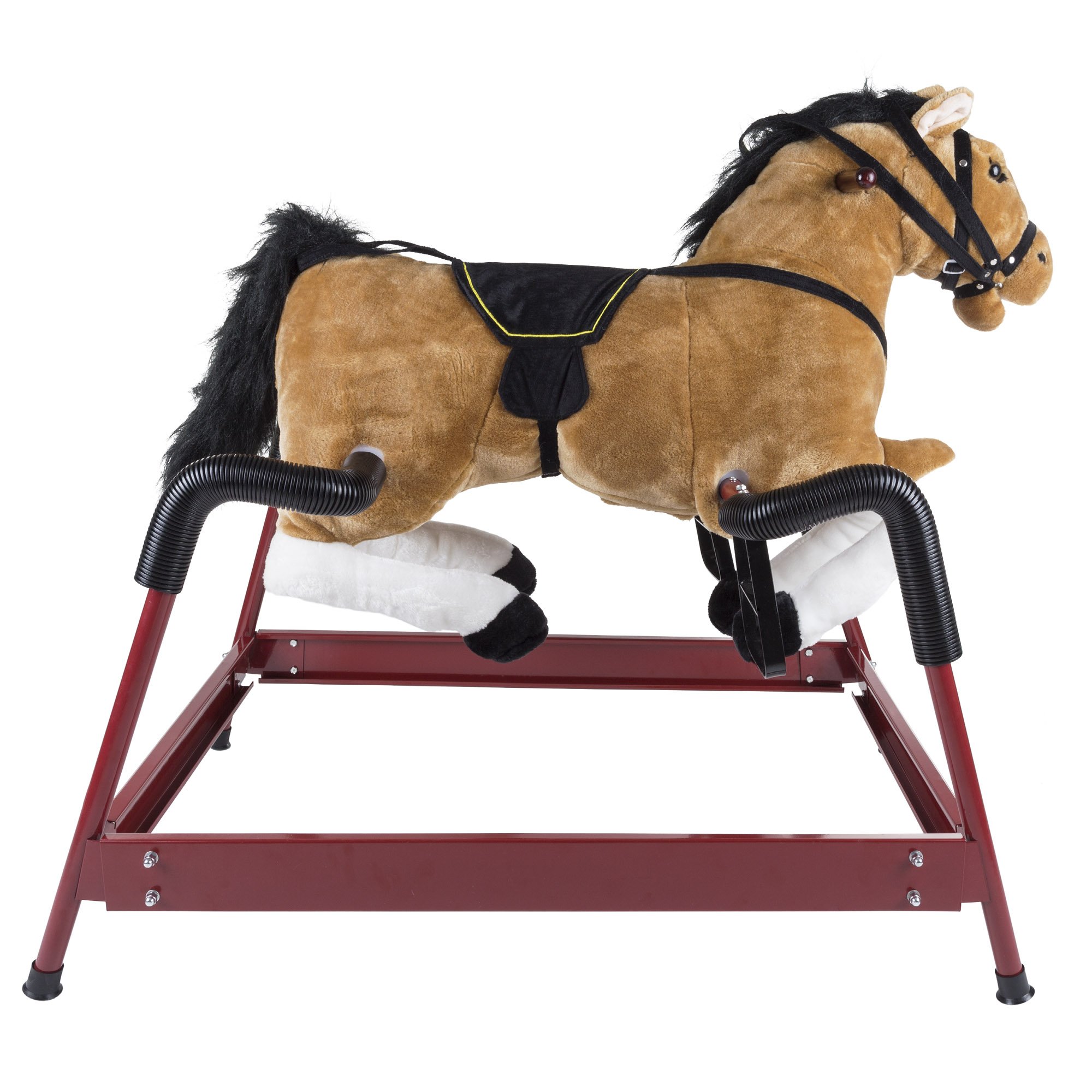 Happy Trails Plush Rocking Animal with Adjustable Stirrups - John Pierce Auto Care