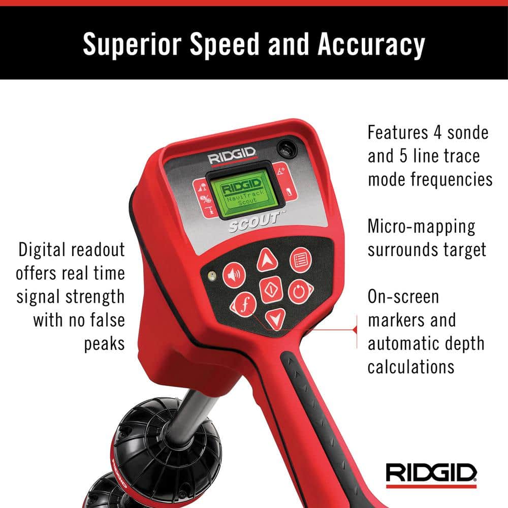 RIDGID NaviTrack Scout Underground Locator - John Pierce Auto Care
