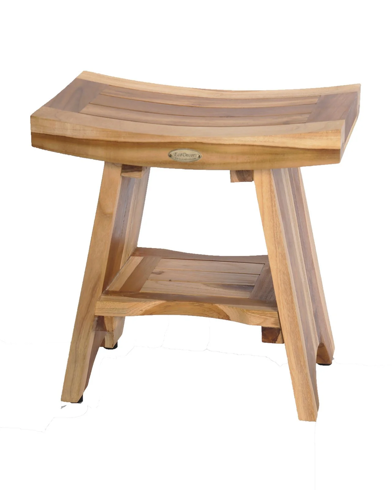 EcoDecors 18-inch Teak Shower Bench - John Pierce Auto Care
