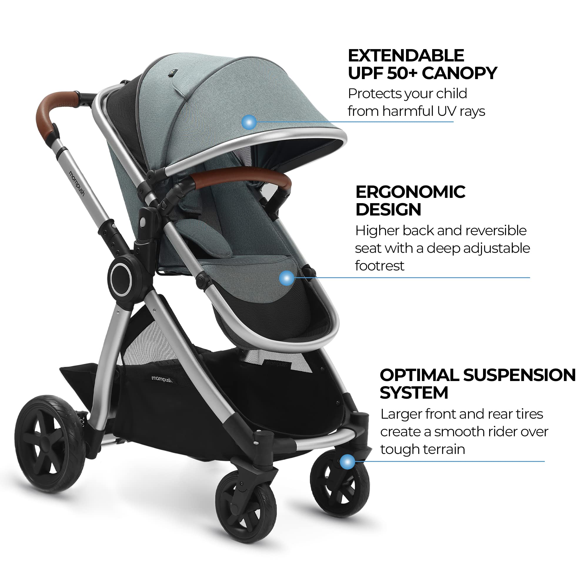 Ultimate2 Reversible Full-Size Convertible Pushchair - John Pierce Auto Care