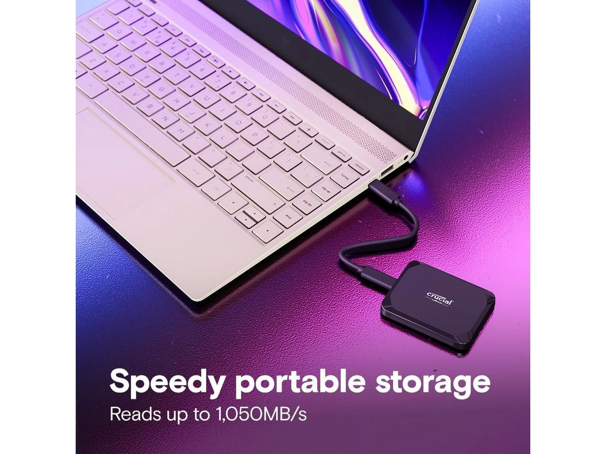 Crucial X9 2TB Portable SSD - Up to 1050MB/s Read - PC and Mac, Lightweight and small - USB 3.2 External Solid State Drive - CT2000X9SSD9 - John Pierce Auto Care