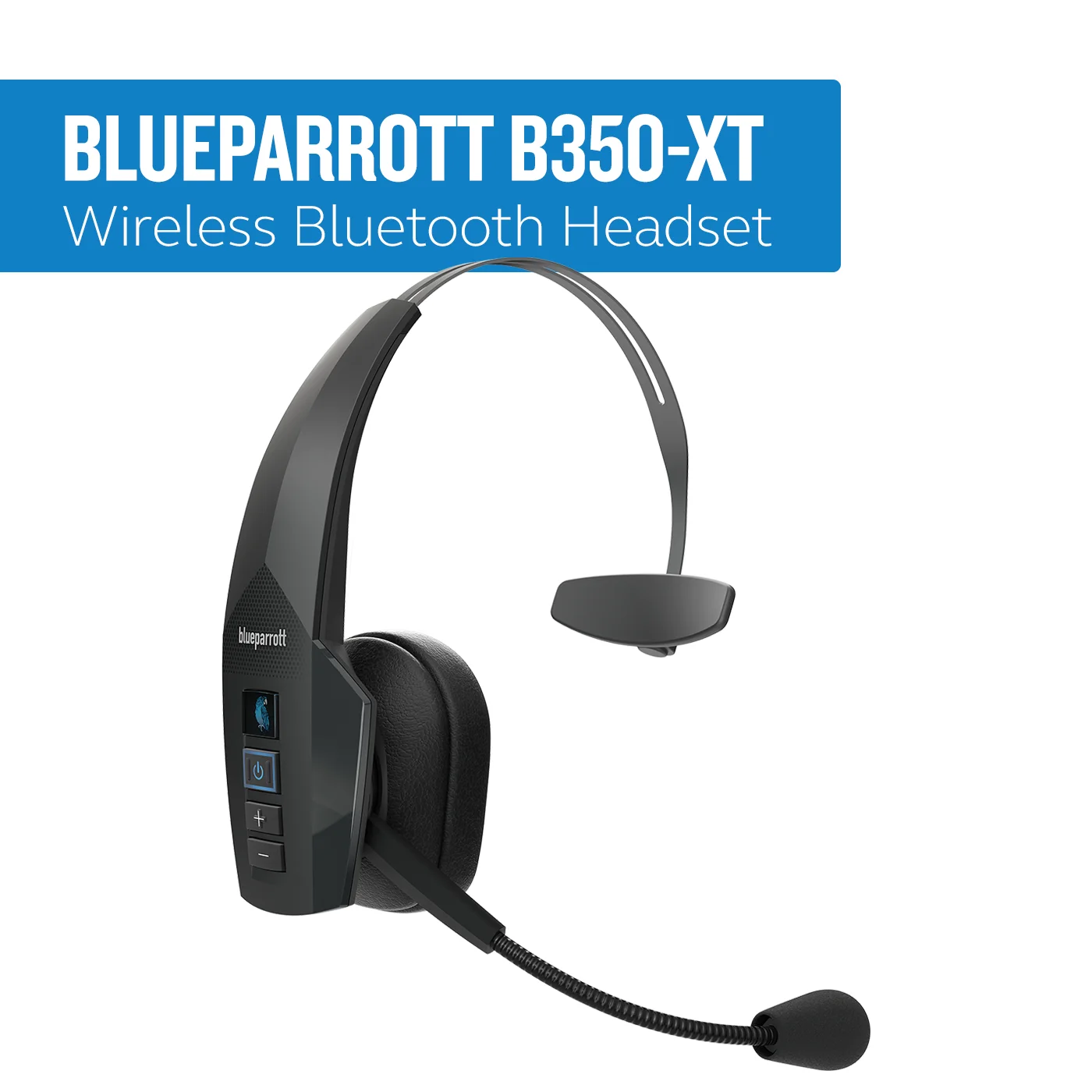BlueParrott B350-XT Wireless Headset / Music Headphones Black - John Pierce Auto Care