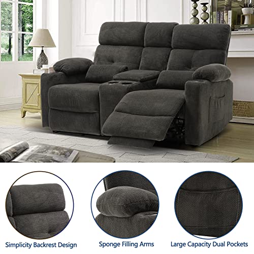 RIHEREFY 68-Inch RV Power Reclining Loveseat (Wall Hugger) - John Pierce Auto Care