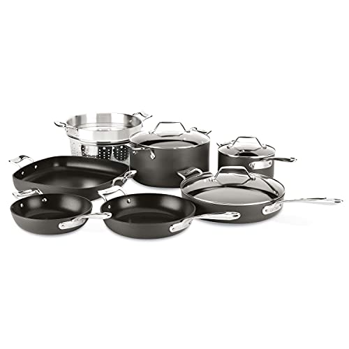 All-Clad Essentials Hard-Anodized 4-Piece Nonstick Sauce Pan Set - John Pierce Auto Care