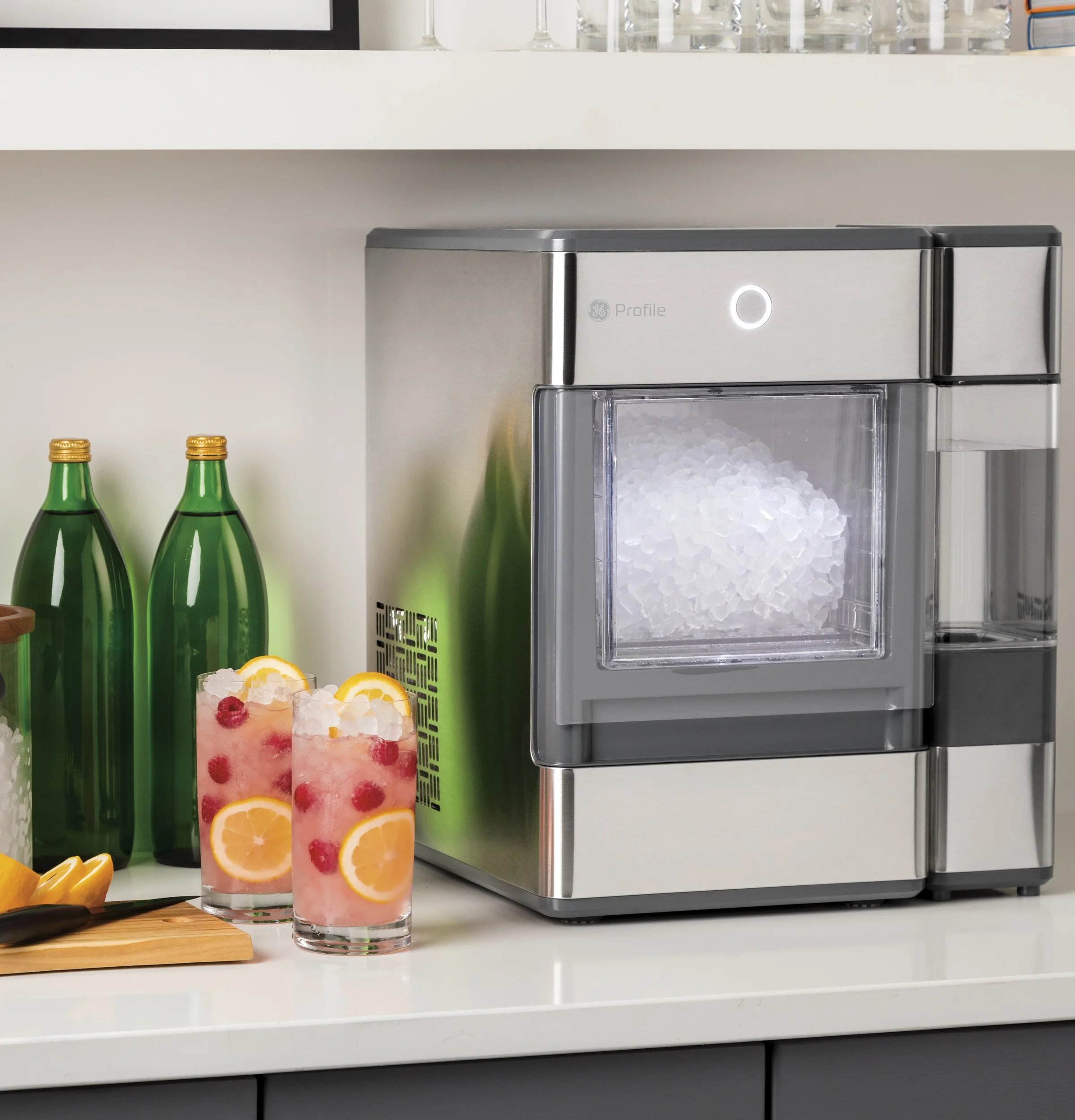 GE Profile™ Opal™ Nugget Ice Maker with Side Tank, Countertop Icemaker, Stainless Steel - John Pierce Auto Care