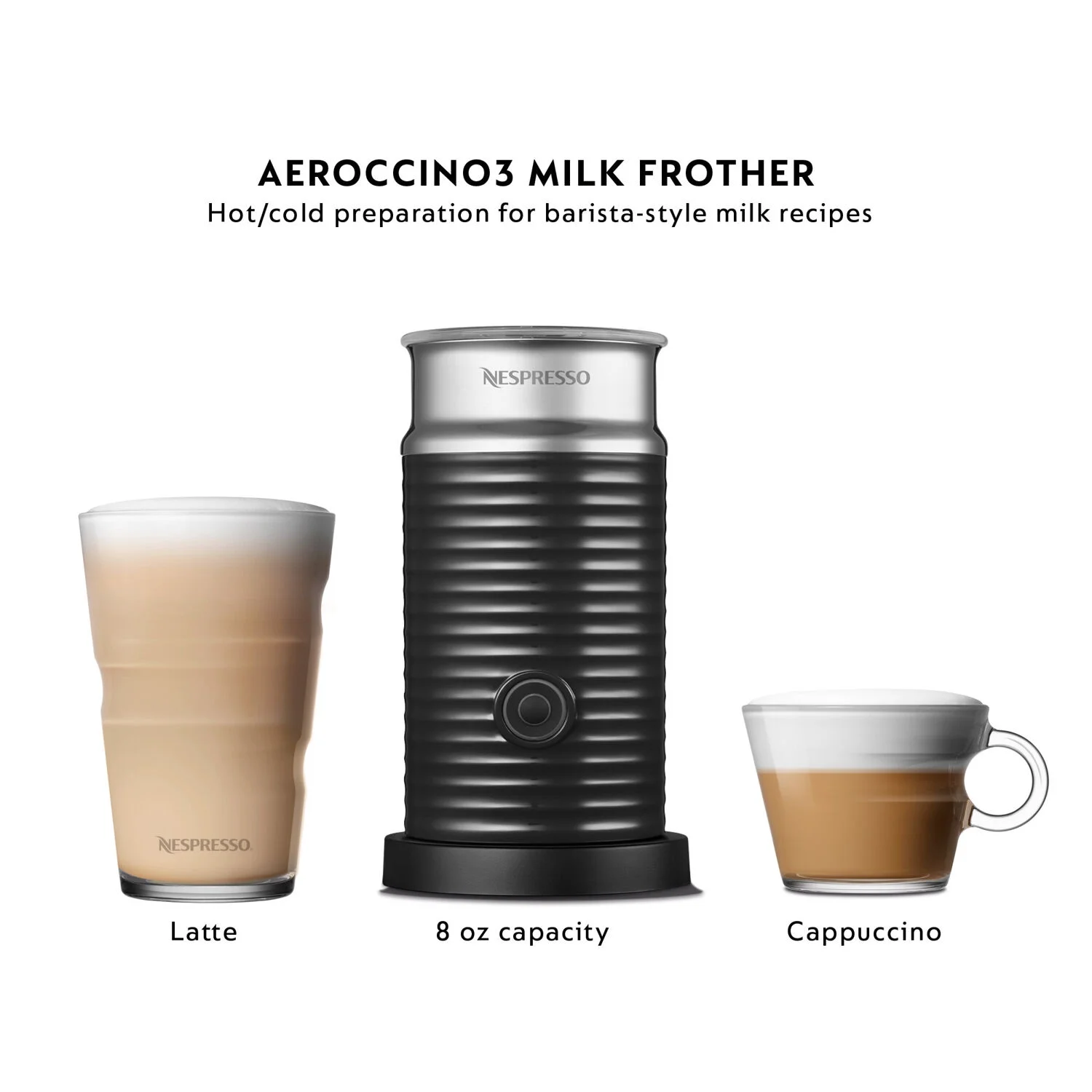 Breville Nespresso New VertuoPlus Deluxe Coffee and Espresso Single-Serve Machine in Piano Black - John Pierce Auto Care