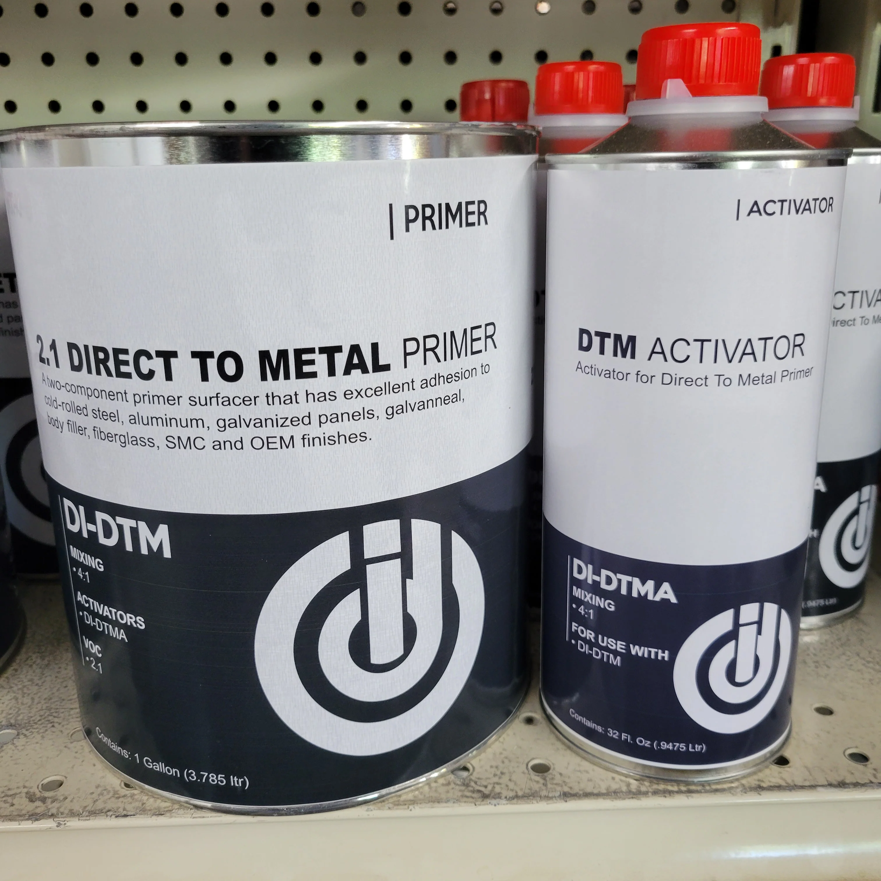 2K Urethane HS Primer Gallon Kit Gray DI DTM w/ Std Hardener dtm - John Pierce Auto Care