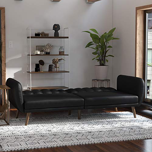 Novogratz Brittany Futon Convertible Leather - John Pierce Auto Care